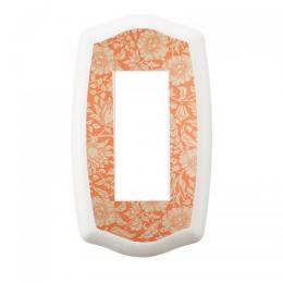 LAMP スイッチプレート・コンセントカバー プレミアムホーロー ベイシック(ホワイト/マロー)