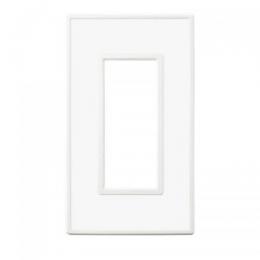 LAMP スイッチプレート・コンセントカバー フレックス ホワイト パネル(クリアーホワイト)