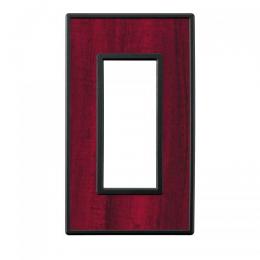 LAMP スイッチプレート・コンセントカバー フレックス ブラック パネル(クリアーカリン)