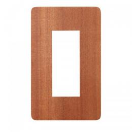 LAMP スイッチプレート・コンセントカバー プレミアムウッド RD(アサダ/クリアー塗装)
