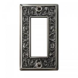 LAMP スイッチプレート・コンセントカバー リルティング クラシコ(ブラックニッケル)