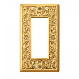LAMP スイッチプレート・コンセントカバー リルティング クラシコ(ゴールド)