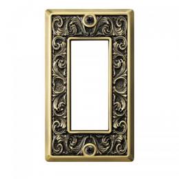 LAMP スイッチプレート・コンセントカバー リルティング クラシコ(真鍮古美)