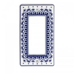 LAMP スイッチプレート・コンセントカバー ポタリー ポーリッシュ(リーフドット)