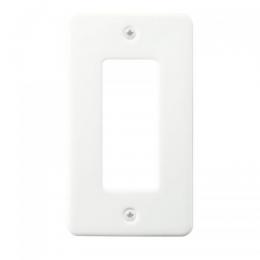 LAMP スイッチプレート・コンセントカバー ポタリー ポーリッシュ(ホワイト)