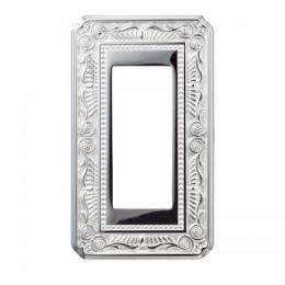 FEDE スイッチプレート・コンセントカバー フィレンツェ(ブライト クローム)