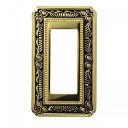 FEDE スイッチプレート・コンセントカバー フィレンツェ(ジェット ブラック)