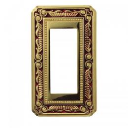 FEDE スイッチプレート・コンセントカバー フィレンツェ(ルビー レッド)