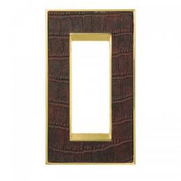 FEDE スイッチプレート・コンセントカバー ヴィンテージ タペストリー(アリココブラウン/ブライト