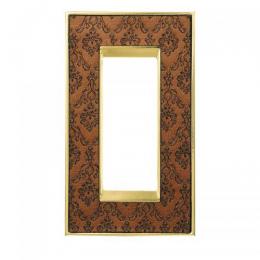 FEDE スイッチプレート・コンセントカバー ヴィンテージ タペストリー(デコーブラス/ブライト ゴ