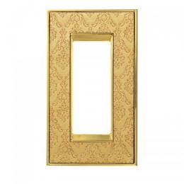 FEDE スイッチプレート・コンセントカバー ヴィンテージ タペストリー(デコーゴールド/ブライト