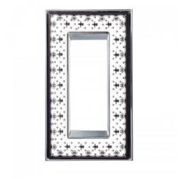 FEDE スイッチプレート・コンセントカバー ヴィンテージ ポーセリン(ブラックアイリス/ブライト