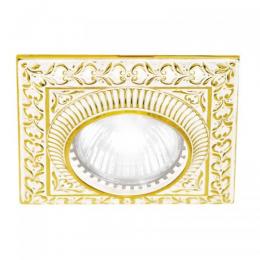 [トータルコーデ]FEDE 照明プレートスクエア サン セバスチャン(ゴールド ホワイト パティナ)